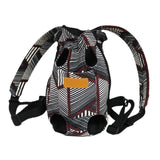 Maxbell Cat Carrier Backpack Chest Bag Legs Out Hands Free Adjustable Shoulder Strap M Black Stripes