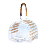 Maxbell Bird Carrier Cage Pets Carrier Cage Cockatiel for Guinea Pig Finches Conures