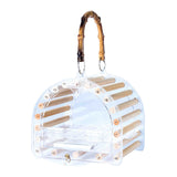 Maxbell Bird Carrier Cage Pets Carrier Cage Cockatiel for Guinea Pig Finches Conures