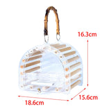 Maxbell Bird Carrier Cage Pets Carrier Cage Cockatiel for Guinea Pig Finches Conures