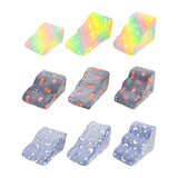 Maxbell Dog Ladder Dog Stairs Puppy Cat Steps with Noctilucent Durable Non Slip Base Colorful 53x38x23cm