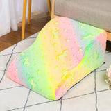 Maxbell Dog Ladder Dog Stairs Puppy Cat Steps with Noctilucent Durable Non Slip Base Colorful 53x38x23cm