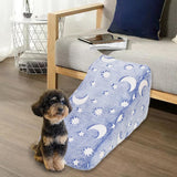Maxbell Dog Ladder Dog Stairs Puppy Cat Steps with Noctilucent Durable Non Slip Base Star Moon 58x31x28cm