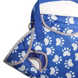 Maxbell Travel Shoulder Bag Comfortable Puppy Kitten Leg Out Cats Dog Pets Carrier Blue S