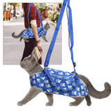 Maxbell Travel Shoulder Bag Comfortable Puppy Kitten Leg Out Cats Dog Pets Carrier Blue L