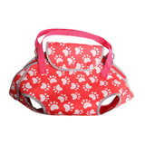 Maxbell Travel Shoulder Bag Comfortable Puppy Kitten Leg Out Cats Dog Pets Carrier Red S
