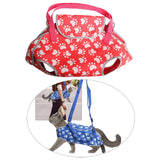 Maxbell Travel Shoulder Bag Comfortable Puppy Kitten Leg Out Cats Dog Pets Carrier Red L