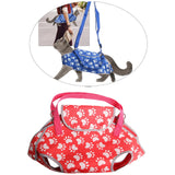 Maxbell Travel Shoulder Bag Comfortable Puppy Kitten Leg Out Cats Dog Pets Carrier Red L