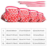 Maxbell Travel Shoulder Bag Comfortable Puppy Kitten Leg Out Cats Dog Pets Carrier Red L