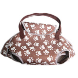 Maxbell Travel Shoulder Bag Comfortable Puppy Kitten Leg Out Cats Dog Pets Carrier Brown L