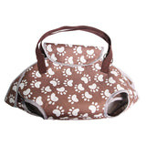Maxbell Travel Shoulder Bag Comfortable Puppy Kitten Leg Out Cats Dog Pets Carrier Brown L