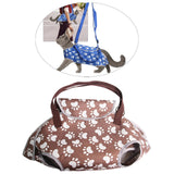 Maxbell Travel Shoulder Bag Comfortable Puppy Kitten Leg Out Cats Dog Pets Carrier Brown L