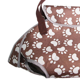 Maxbell Travel Shoulder Bag Comfortable Puppy Kitten Leg Out Cats Dog Pets Carrier Brown L
