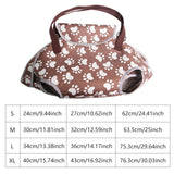 Maxbell Travel Shoulder Bag Comfortable Puppy Kitten Leg Out Cats Dog Pets Carrier Brown L