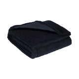 Maxbell Dog Blanket Waterproof Flannel Puppy Blanket for Bed Water Resistant Coating Black M
