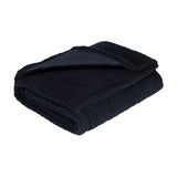 Maxbell Dog Blanket Waterproof Flannel Puppy Blanket for Bed Water Resistant Coating Black M