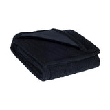 Maxbell Dog Blanket Waterproof Flannel Puppy Blanket for Bed Water Resistant Coating Black M