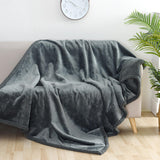 Maxbell Dog Blanket Waterproof Flannel Puppy Blanket for Bed Water Resistant Coating Grey S