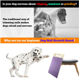 Maxbell Dog Scratch Pad File Scratching Board for Dogs Paw Durable Dog Scratch Board