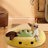 Maxbell Pet Bed Couch Cushion Nest Safa Kitten Self Warming Play Soft Small Dog Cats Yellow
