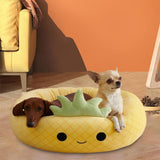 Maxbell Pet Bed Couch Cushion Nest Safa Kitten Self Warming Play Soft Small Dog Cats Yellow