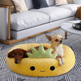 Maxbell Pet Bed Couch Cushion Nest Safa Kitten Self Warming Play Soft Small Dog Cats Yellow