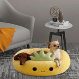 Maxbell Pet Bed Couch Cushion Nest Safa Kitten Self Warming Play Soft Small Dog Cats Yellow