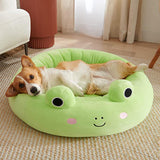 Maxbell Pet Bed Couch Cushion Nest Safa Kitten Self Warming Play Soft Small Dog Cats Green