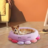 Maxbell Pet Bed Couch Cushion Nest Safa Kitten Self Warming Play Soft Small Dog Cats Violet