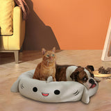 Maxbell Pet Bed Couch Cushion Nest Safa Kitten Self Warming Play Soft Small Dog Cats Gray