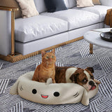 Maxbell Pet Bed Couch Cushion Nest Safa Kitten Self Warming Play Soft Small Dog Cats Gray