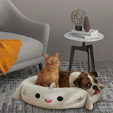 Maxbell Pet Bed Couch Cushion Nest Safa Kitten Self Warming Play Soft Small Dog Cats Gray