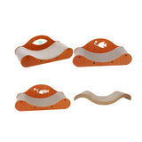Maxbell Cat Scratcher Large Wide Pet Bed Grinding Claw Cat Scratch Bed Cat Furniture Dangling Ball