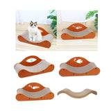 Maxbell Cat Scratcher Large Wide Pet Bed Grinding Claw Cat Scratch Bed Cat Furniture Dangling Ball