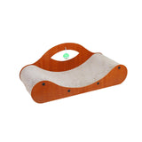 Maxbell Cat Scratcher Large Wide Pet Bed Grinding Claw Cat Scratch Bed Cat Furniture Dangling Ball