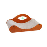 Maxbell Cat Scratcher Large Wide Pet Bed Grinding Claw Cat Scratch Bed Cat Furniture Dangling Ball