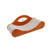 Maxbell Cat Scratcher Large Wide Pet Bed Grinding Claw Cat Scratch Bed Cat Furniture Dangling Ball