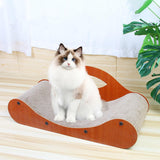 Maxbell Cat Scratcher Large Wide Pet Bed Grinding Claw Cat Scratch Bed Cat Furniture Dangling Ball