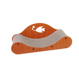 Maxbell Cat Scratcher Large Wide Pet Bed Grinding Claw Cat Scratch Bed Cat Furniture Fish Pattern