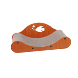 Maxbell Cat Scratcher Large Wide Pet Bed Grinding Claw Cat Scratch Bed Cat Furniture Fish Pattern