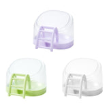 Maxbell Hamster Sand Bath Box Bathroom House Toilet Bathtub for Squirrels Mice Mouse Violet