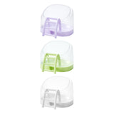 Maxbell Hamster Sand Bath Box Bathroom House Toilet Bathtub for Squirrels Mice Mouse Violet