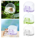 Maxbell Hamster Sand Bath Box Bathroom House Toilet Bathtub for Squirrels Mice Mouse Violet