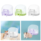 Maxbell Hamster Sand Bath Box Bathroom House Toilet Bathtub for Squirrels Mice Mouse Violet