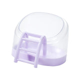 Maxbell Hamster Sand Bath Box Bathroom House Toilet Bathtub for Squirrels Mice Mouse Violet