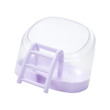 Maxbell Hamster Sand Bath Box Bathroom House Toilet Bathtub for Squirrels Mice Mouse Violet