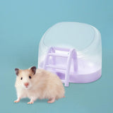 Maxbell Hamster Sand Bath Box Bathroom House Toilet Bathtub for Squirrels Mice Mouse Violet