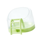 Maxbell Hamster Sand Bath Box Bathroom House Toilet Bathtub for Squirrels Mice Mouse Green