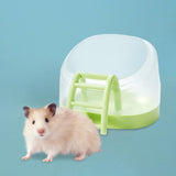 Maxbell Hamster Sand Bath Box Bathroom House Toilet Bathtub for Squirrels Mice Mouse Green