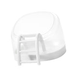 Maxbell Hamster Sand Bath Box Bathroom House Toilet Bathtub for Squirrels Mice Mouse White